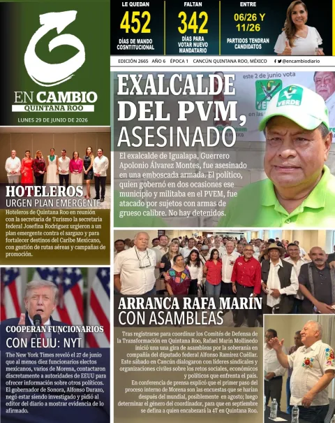 Portada de En Cambio - Quintana Roo (portada)