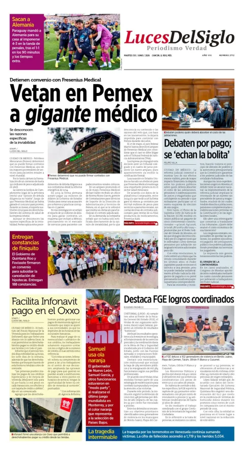 Portada de Luces del Siglo