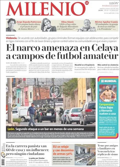 Portada de Milenio Leon del martes, 30 de junio de 2026