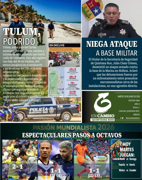 Portada de En Cambio - Quintana Roo (contraportada)