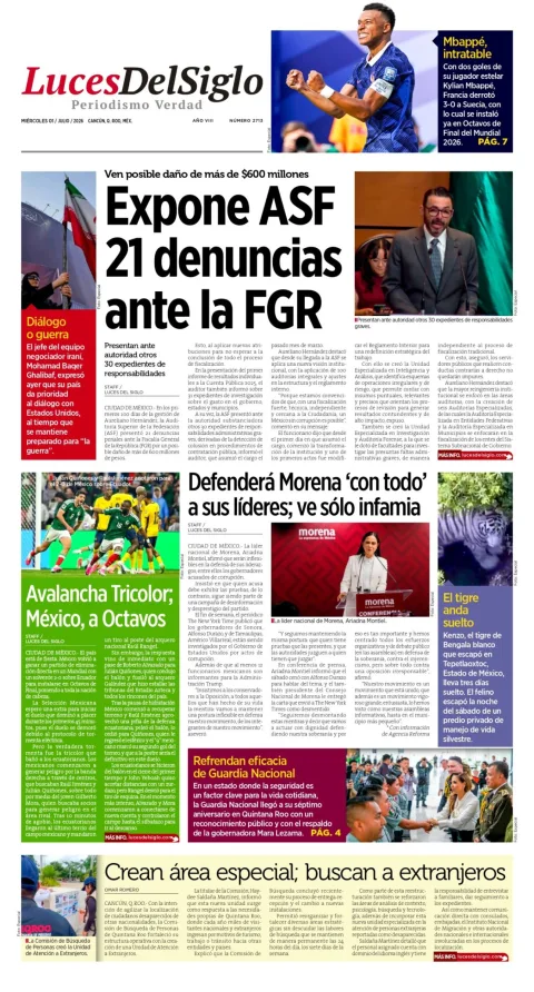 Portada de Luces del Siglo