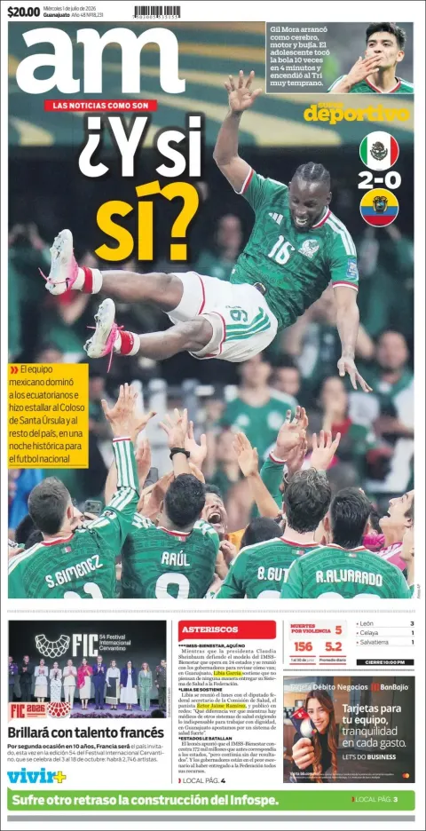 Portada de Am Corredor Industrial del miércoles, 1 de julio de 2026