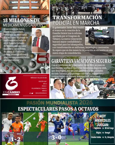 Portada de En Cambio - Quintana Roo (contraportada)