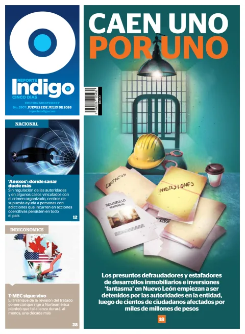 Portada de Reporte Indigo Monterrey del jueves, 2 de julio de 2026