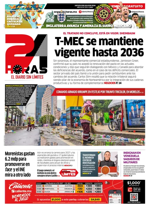 Portada de 24 Horas
