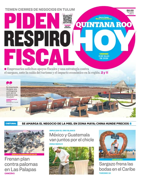 Portada de Quintana Roo Hoy (portada)