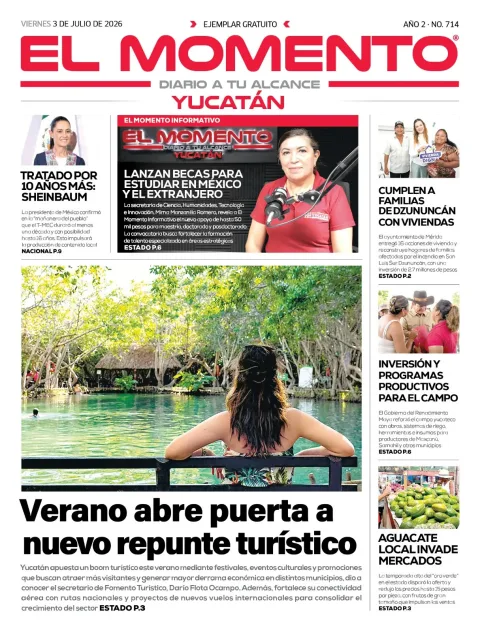 Portada de El Momento Yucatan