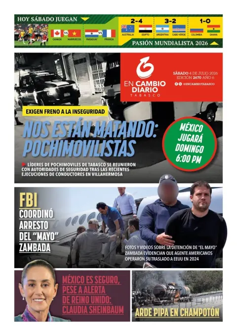 Portada de En Cambio - Tabasco (contraportada)