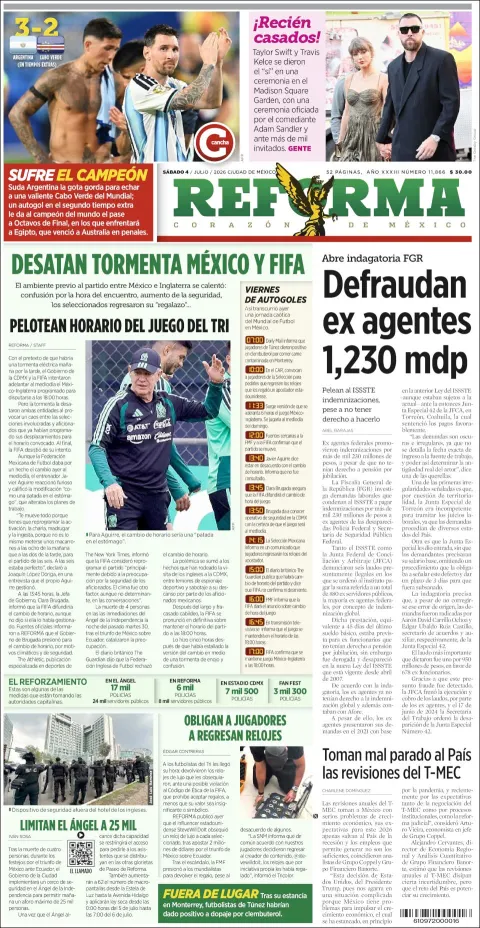 Portada de Reforma