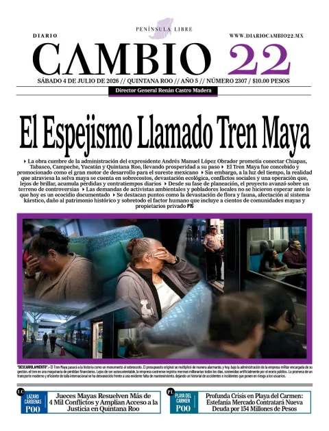 Portada de Diario Cambio 22 (portada)
