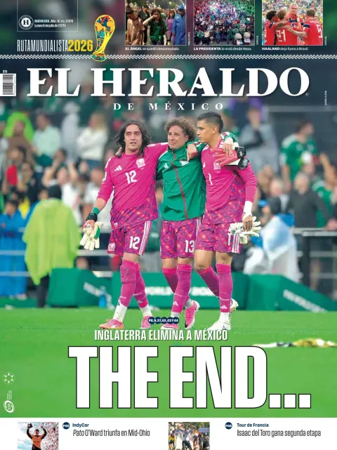 Portada de El Heraldo de Mexico