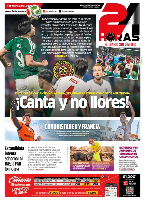 Portada de 24 Horas