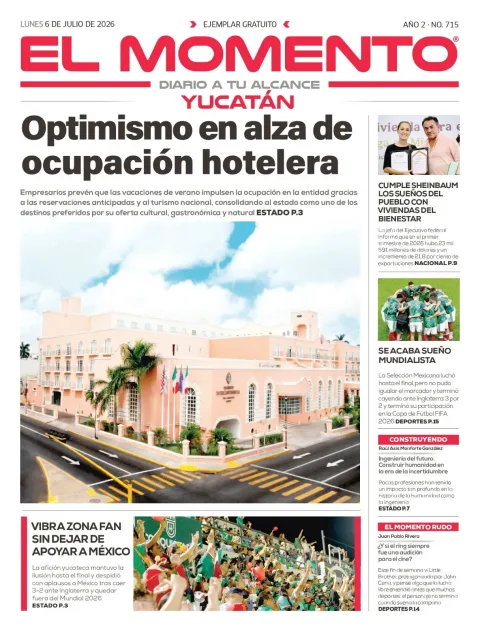 Portada de El Momento Yucatan