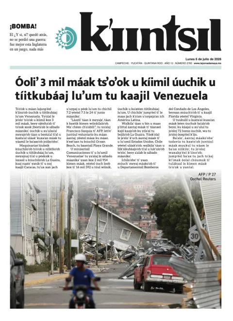 Portada de La Jornada - Kiintsil del 2026-07-06