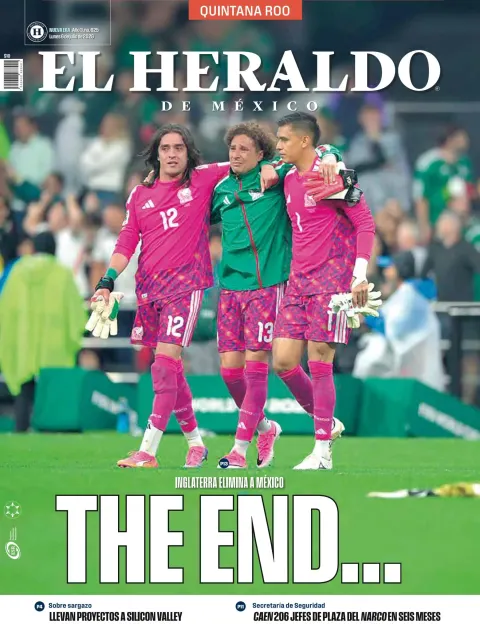 Portada de El Heraldo de Mexico - Quintana Roo