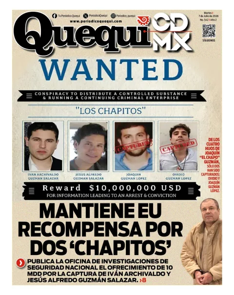 Portada de Quequi CDMX del 2026-07-07