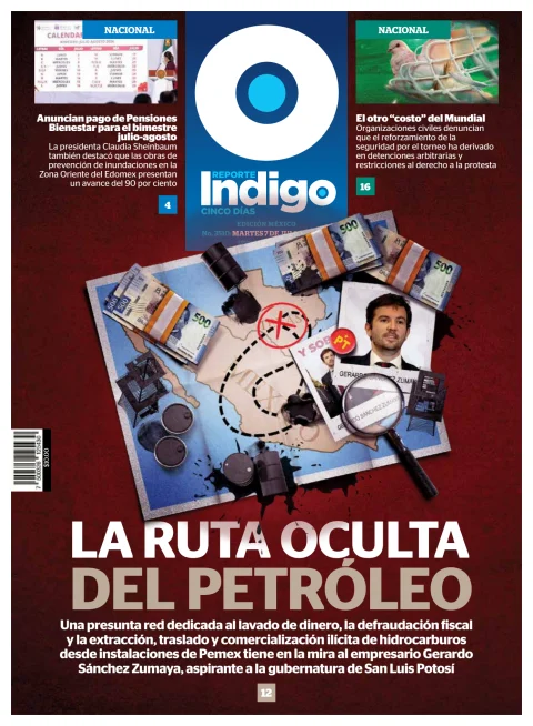 Portada de Reporte Indigo Nacional del martes, 7 de julio de 2026