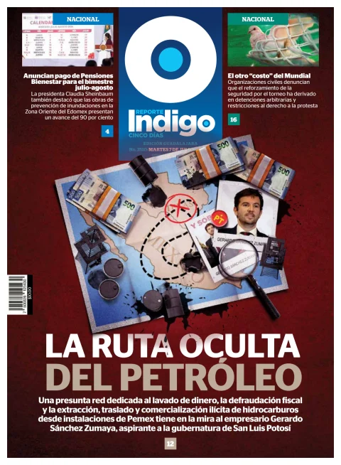 Portada de Reporte Indigo Guadalajara del martes, 7 de julio de 2026