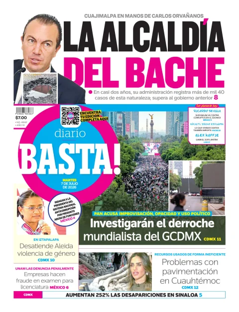 Portada de Basta! (portada)