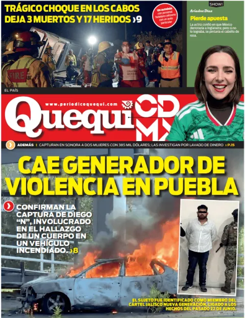 Portada de Quequi CDMX (contraportada) del 2026-07-07