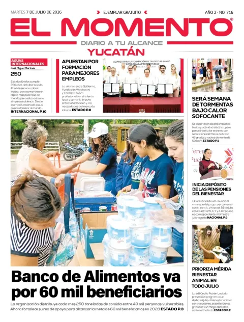 Portada de El Momento Yucatan