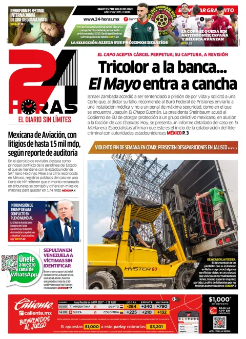 Portada de 24 Horas