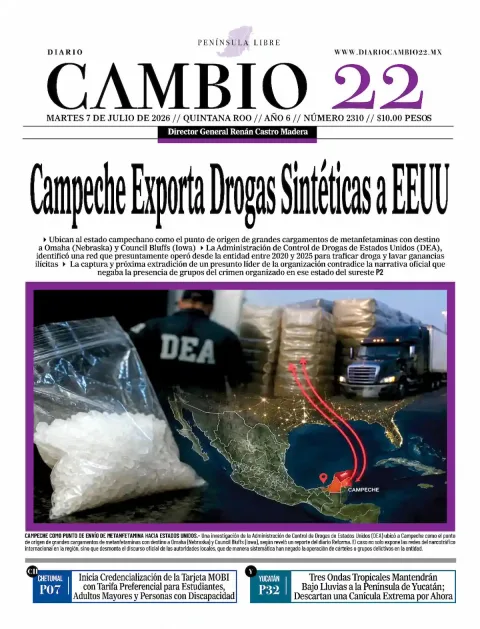 Portada de Diario Cambio 22 (portada)