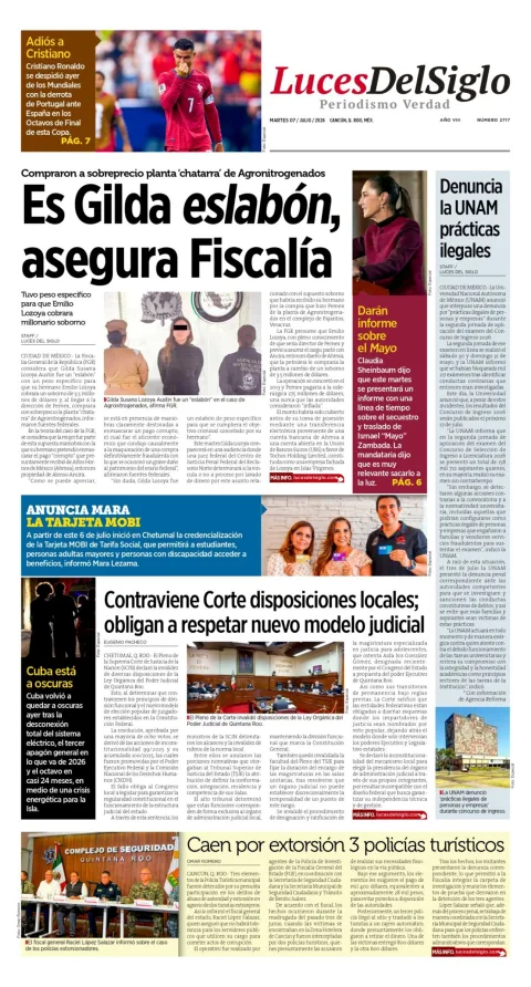 Portada de Luces del Siglo