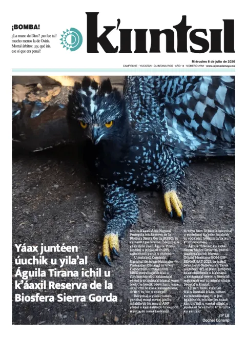 Portada de La Jornada - Kiintsil del miércoles, 8 de julio de 2026