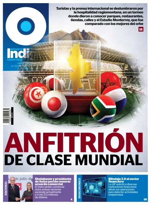 Portada de Reporte Indigo Monterrey del jueves, 9 de julio de 2026