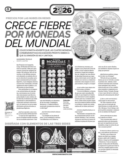 Portada de Basta! (contraportada) del jueves, 9 de julio de 2026