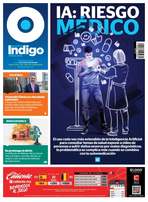 Portada de Reporte Indigo Guadalajara del viernes, 10 de julio de 2026