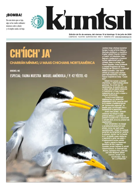 Portada de La Jornada - Kiintsil del viernes, 10 de julio de 2026
