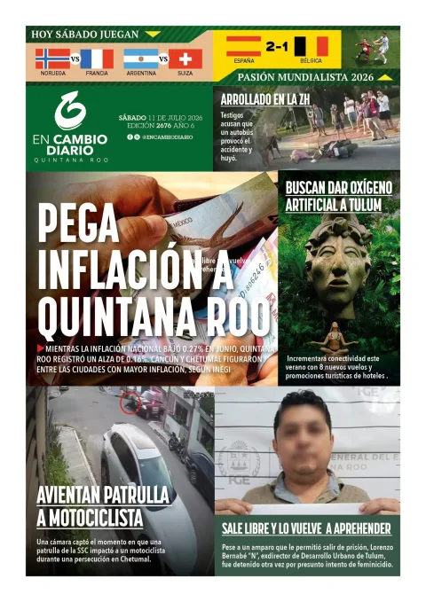 Portada de En Cambio - Quintana Roo (contraportada)