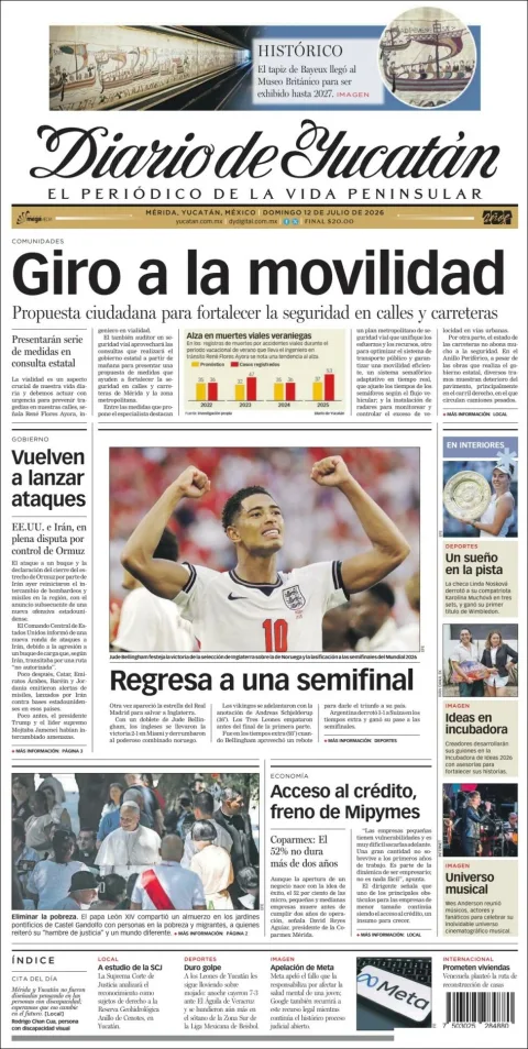Portada de Diario de Yucatán