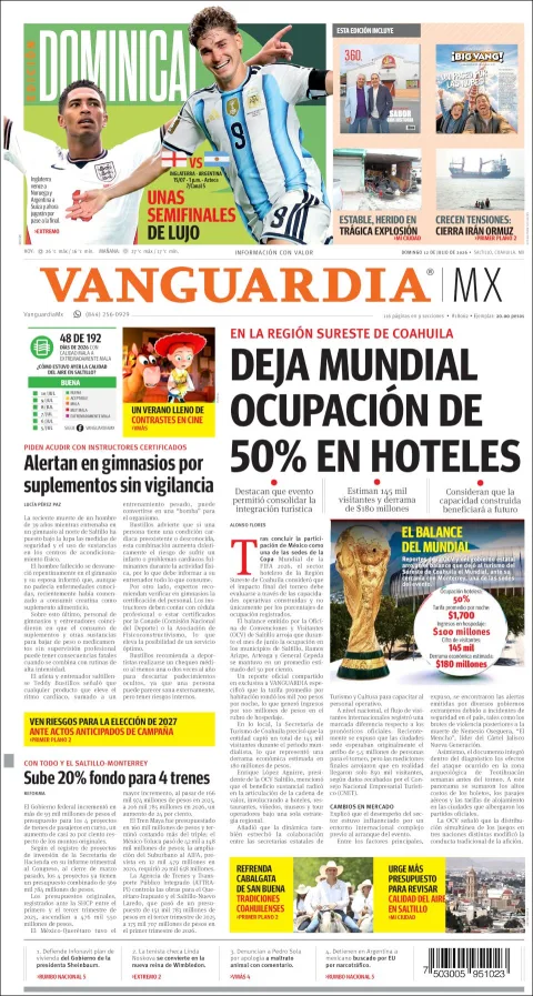 Portada de Vanguardia