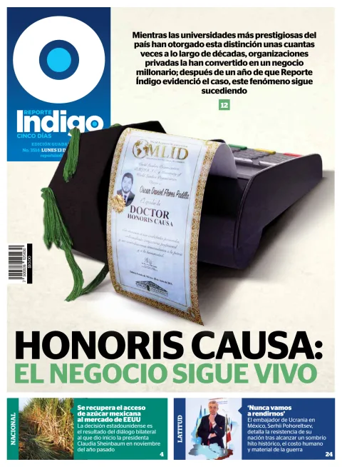 Portada de Reporte Indigo Guadalajara del lunes, 13 de julio de 2026