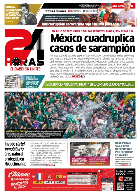 Portada de 24 Horas