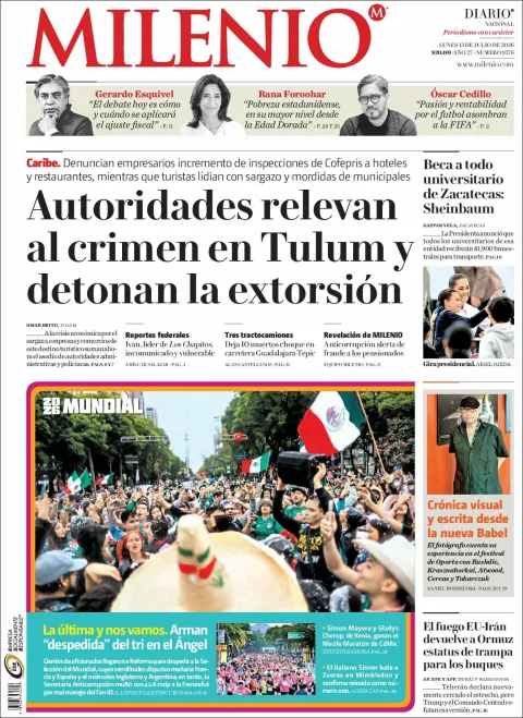 Portada de Milenio