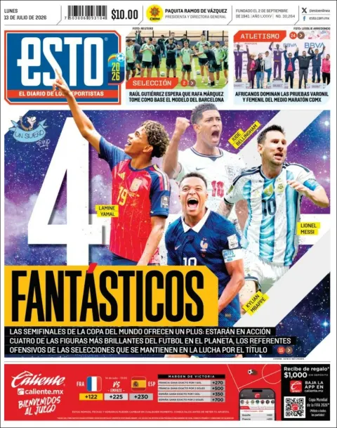 Portada de Esto del lunes, 13 de julio de 2026
