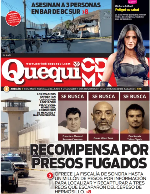 Portada de Quequi CDMX (contraportada) del 2026-07-13