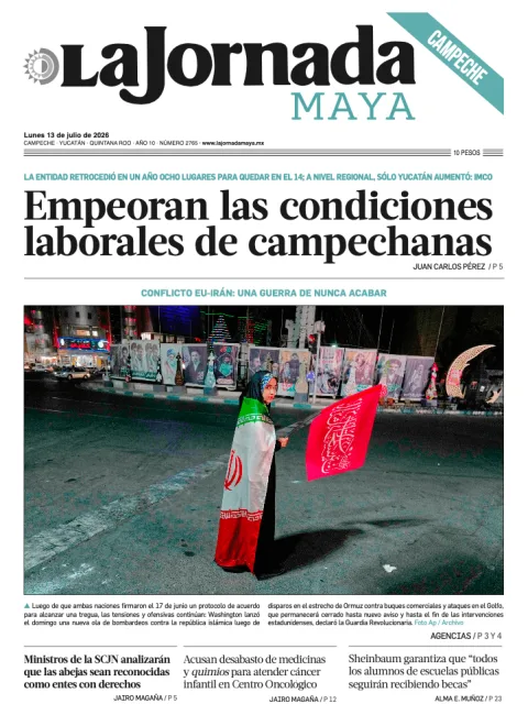 Portada de La Jornada Maya Campeche del 2026-07-13