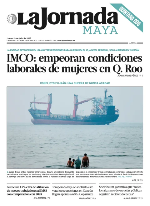 Portada de La Jornada Maya Quintana Roo del 2026-07-13