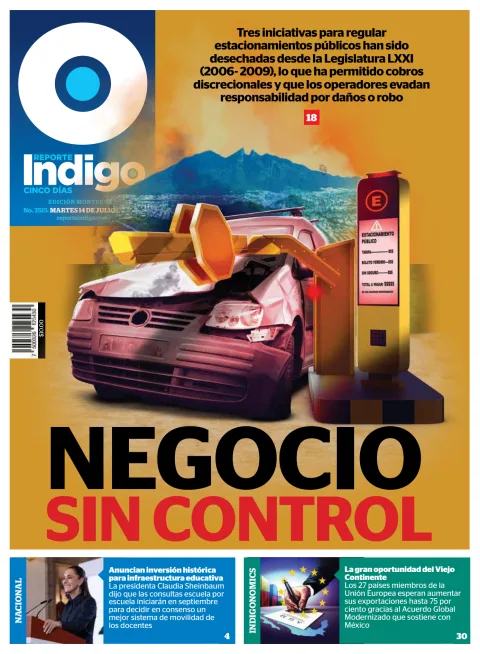 Portada de Reporte Indigo Monterrey del martes, 14 de julio de 2026
