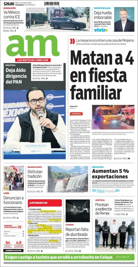 Portada de Am Corredor Industrial del martes, 14 de julio de 2026