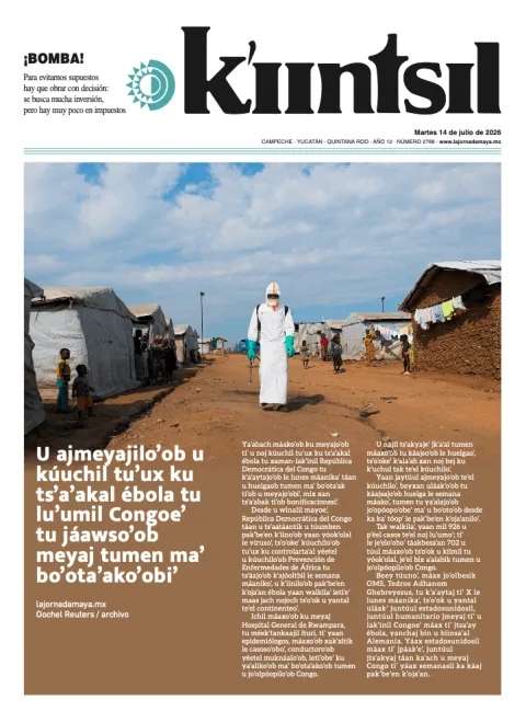 Portada de La Jornada - Kiintsil del 2026-07-14
