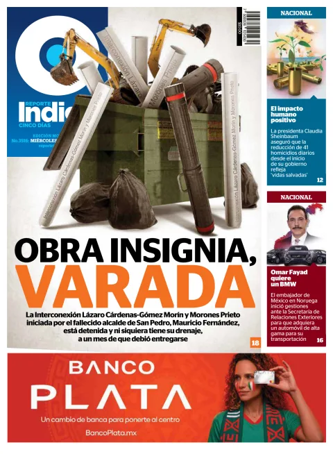 Portada de Reporte Indigo Monterrey del miércoles, 15 de julio de 2026