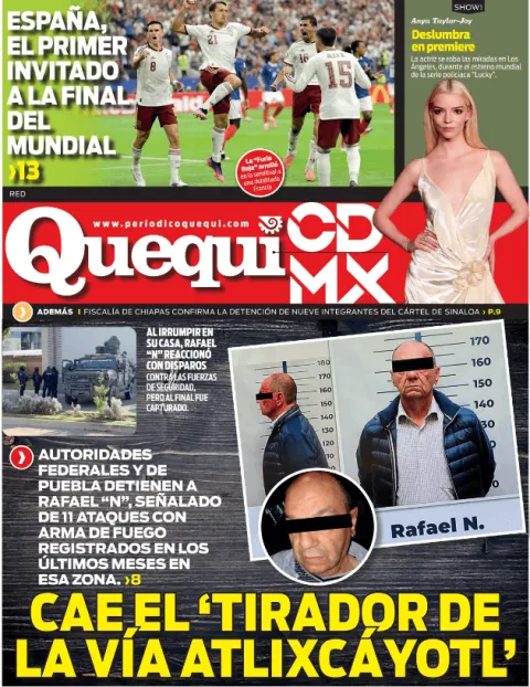 Portada de Quequi CDMX (contraportada) del 2026-07-15