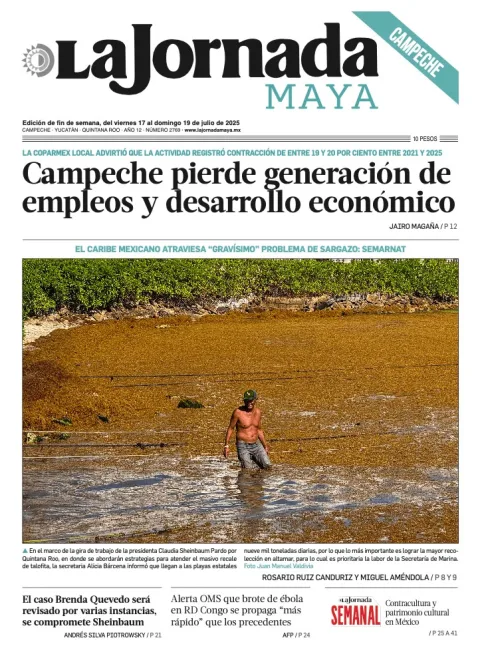 Portada de La Jornada Maya Campeche del 2026-07-17
