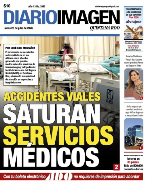 Portada de Diario Imagen Quintana Roo del 2026-07-20